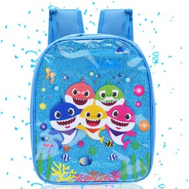 SWZY Shark Children's Backpack, Shark Nursery School Bag,3D Printed Cartoon School Bag, Suitable Elementary and Middle School Students