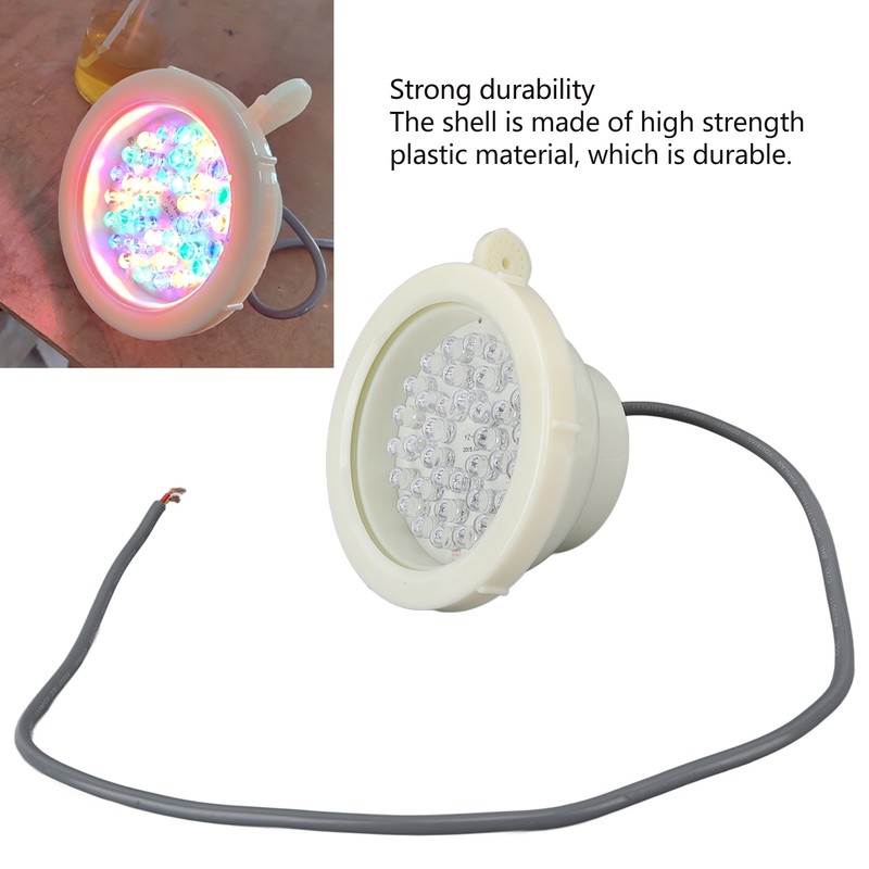 LED Pool Lights 140mm Waterproof 8W AC24V Engineering Plastic Colorful