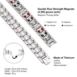 JEROOT Magnetic Bracelet for Men