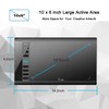 UGEE M708 Drawing Tablet, 10x6 inch Large Space for Digital