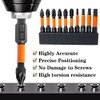 Saipe 10pcs Magnetic Phillips PoziDriv Torx Screwdriver Bit Set, 50mm/2"