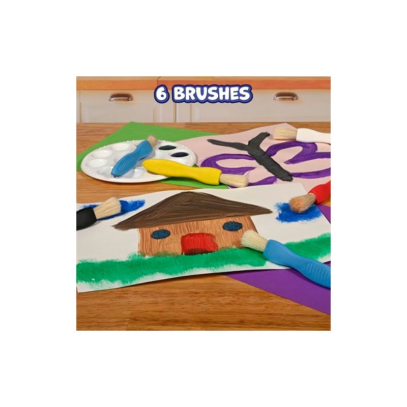 Ready 2 Learn - Pinceles de Pintura con Agarre Triangular