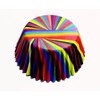 PME BC728 Snazzy Stripes Paper Baking Cases for Cupcakes, Standard