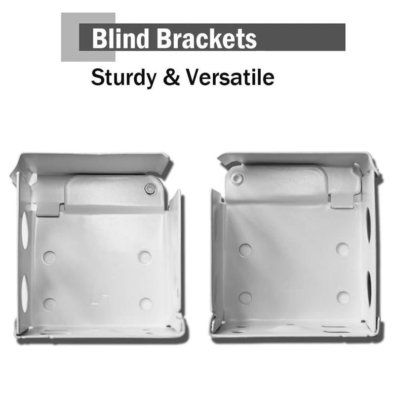 4PCS Mini Metal Window Blind Headrail Holder - 2 inch