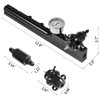 High-Flow Fuel Rail Kit with Pressure Regulator Gauge for Honda