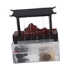 Tabletop Water Fountain USB LED Recurring Stream Plastic Indoor Fountain