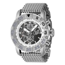 Invicta Racing Men 48mm Stainless Steel Steel Black dial VD55 Quartz