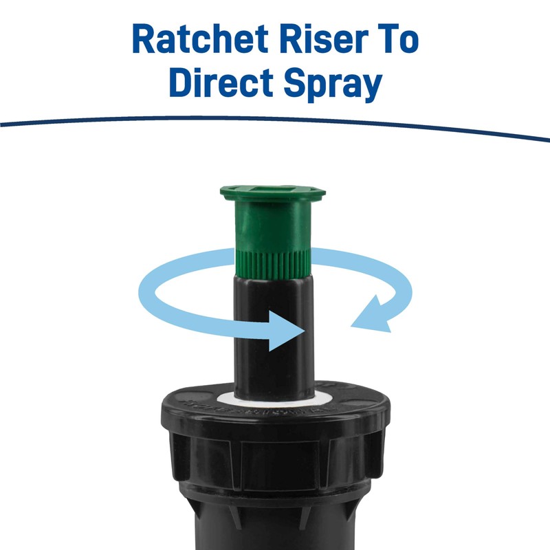 Orbit 54527 4" Professional Pop-Up Spray Head Sprinkler with Half