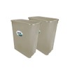 Sablon 2 Pack Bote de Basura 42L sin Tapa Color