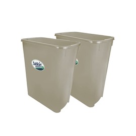 Sablon 2 Pack Bote de Basura 42L sin Tapa Color Capuchino