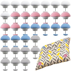 AddLotLot 32 PCS Mushroom Duvet Clips Non Slip Duvet Cover Clips Blanket Pins Bed Sheet Pin Curtain Fasteners One Key Unlock Bedding Accessories for Blanket Bed Sheet Curtain Socks Mattress Covers
