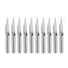 sourcing map Wood Engraving Bit Solid Carbide 3.175mm 1/8" Shank,