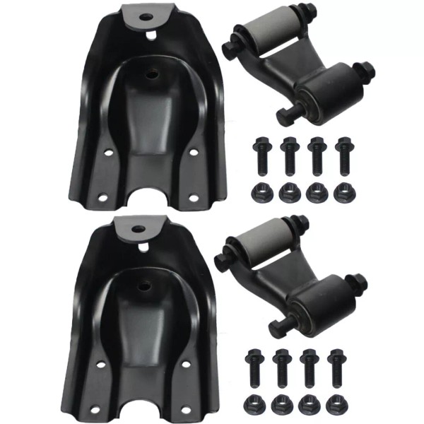 lentes 2PC Leaf Spring Shackle Bracket Repair Kit for Chevy