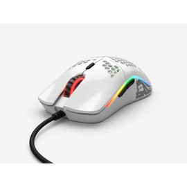 Glorious PC Gaming Race Model O Gaming-Maus - White, Glossy (Renewed)