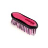 Shires 1484 Ezi-Groom Small Grip Dandy Brush Bright Pink