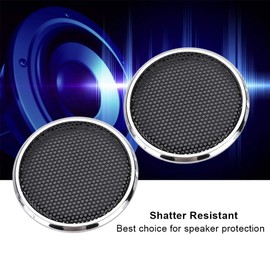 2 pieces mesh speaker grill, 1 inch speaker cover, protective grille, decorative grille, audio system, cover grille, loudspeaker, protective grille, audio speaker cover