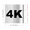 Apartment number 4K sign - UNIT NUMBER 4K SIGN (SILVER,