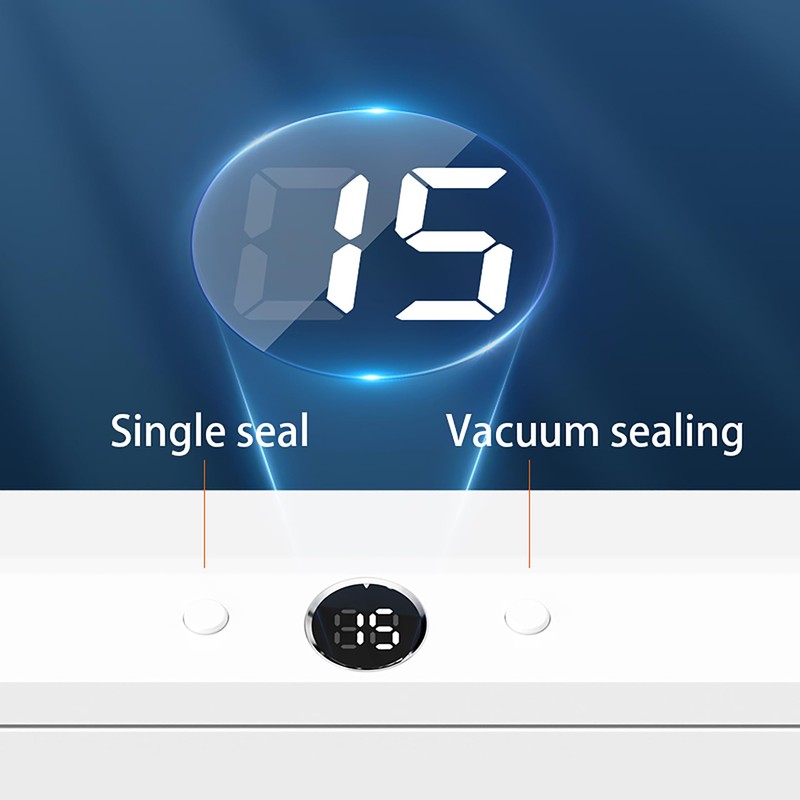 Digital Timer Vacuum Sealer for Food - Automatic Sealer Machine