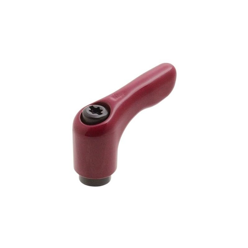 Esco M5 Female Thread Mini Clamp Lever (Red) EA948CC-233