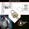 Master Lock Excell Heavy Duty Padlock with Key and Long