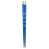 aoba Chopsticks Dishwasher Safe, Natural Wood Color Pencil Border Blue