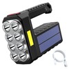 Solar Flashlight 20W Rechargeable 8 LED 6 COB 3 Level