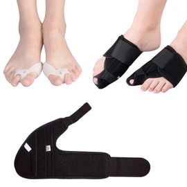 Thoquene Hallux Valgus Correction Bandage, Day and Night Night Splint for Men and Women