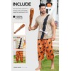 Arvilhill 3 Pcs Man Bam Funny Costume Adult Caveman Cartoon