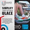 uLace Classic No-Tie Shoelaces - Graydient Elastic Shoe Laces for