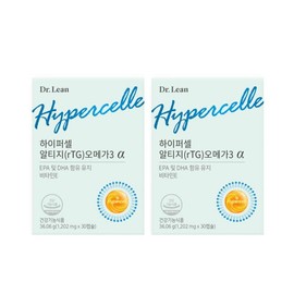 J&M Partners Dr.Lin Hypercell RTG (rTG) Omega 3 Alpha 2 boxes for 2 months / 닥터린 하이퍼셀 알티지(rTG) 오메가3 알파 2개월분 2박스
