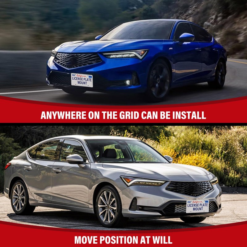 Front License Plate Compatible with Acura MDX（4th gen ） Acura