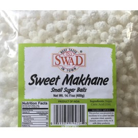 Swad Sweet Makhane (Small Sugar Balls) - 400g., 14.11oz