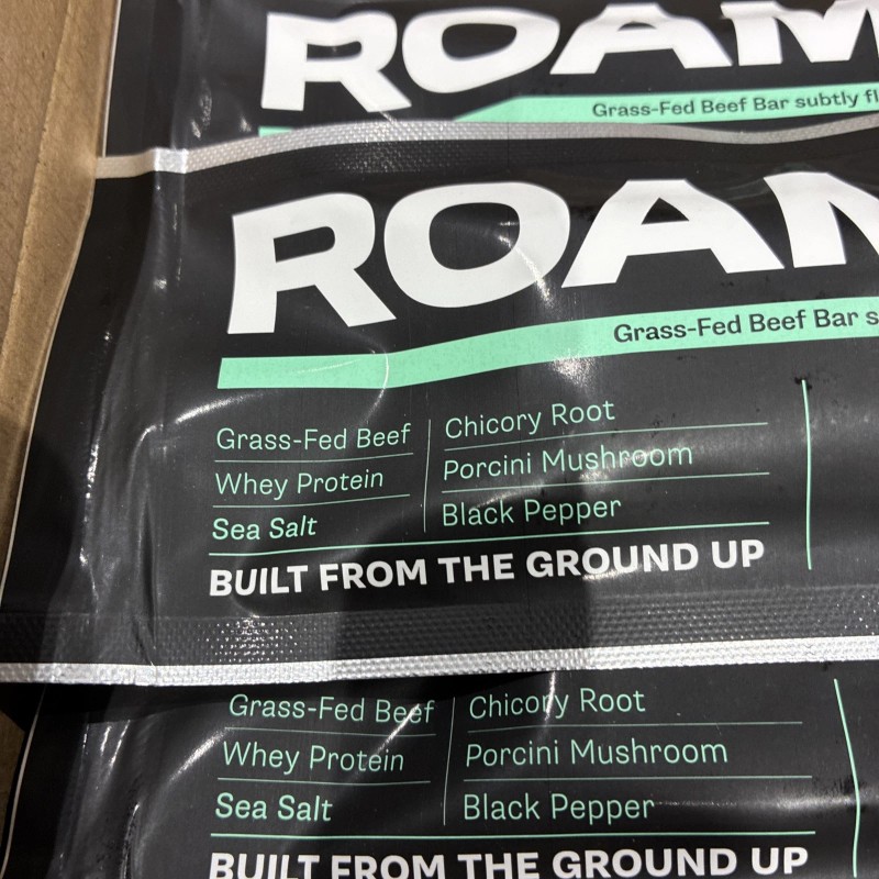 Barras de proteína natural ROAM 12 x 45 g barra