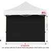 MasterCanopy Instant Gazebo Sidewall Panels Sunwall for 3x3M Pop Up
