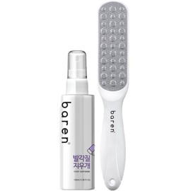 KaKaTo LaBo by baren Heel Lab Essence & Heel Brush Set FOOT SOFTENER AT-HOME Korean Salon Home Foot Care Crinkling Eraser