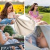 Breastfeeding Cover for On the Go Nursing Scarf, Muslin Nursing