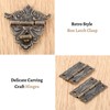 2PCS Antique Folding Hinges with Screws Hinge & 1 PCs
