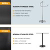 BESy 17 Inch Polished Chrome Stand Towel Bar Hanger Hand