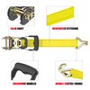 AWELCRAFT Ratchet Straps (4PK) - 4500lbs Breaking Strength 1.5''×15' Heavy
