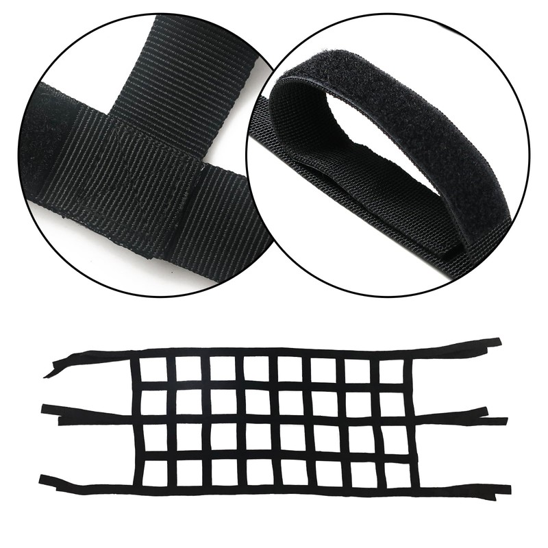 Mesh Cargo Net Roof Top Netting Hammock for Jeep Wrangler