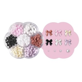 Colorful Bow-Knot Nail Stud Rhinestones Crystal, 3D Bow-Knot Colorful Nail Charms Set Nail Art Rhinestones for Nail Stones Design DIY Decoration Jewel Stonesd Nail Art and Polish Accessories
