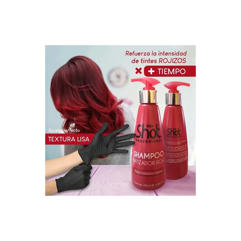 Shampoo Matizador Hidratante Para Cabello De Tonos Rojizos