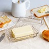 QFkris Glass Butter Dish with Lid for Countertop Bundle