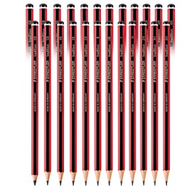 STAEDTLER Tradition Pencils Drawing Sketching Art - 6B 5B 4B 3B 2B B HB F H 2H 3H 4H - 12 Grades (24)