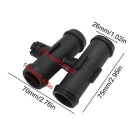 HAFRILY 17127515494 Coolant Hose Air Bleed Connector for Mini R50 R53 2001-2006 Black Replace BF0426661092 Part