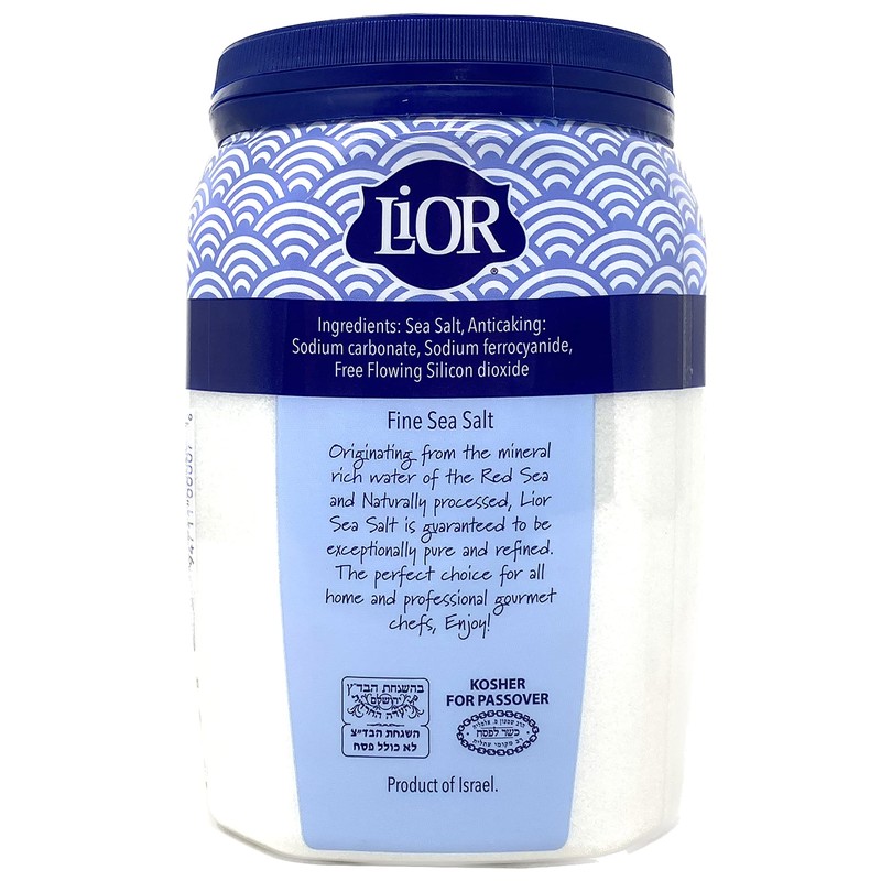LiOR Fine Sea Salt, Natural Red Sea Salt | Chef’s
