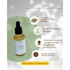 Serum Facial Artesanal con Colágeno, Niacinamida, Aceite de Romero, Rosa Mosqueta y Almendras, Regenerador y Reafirmante, Natural, Sin Parabenos, Para Todo Tipo de Piel