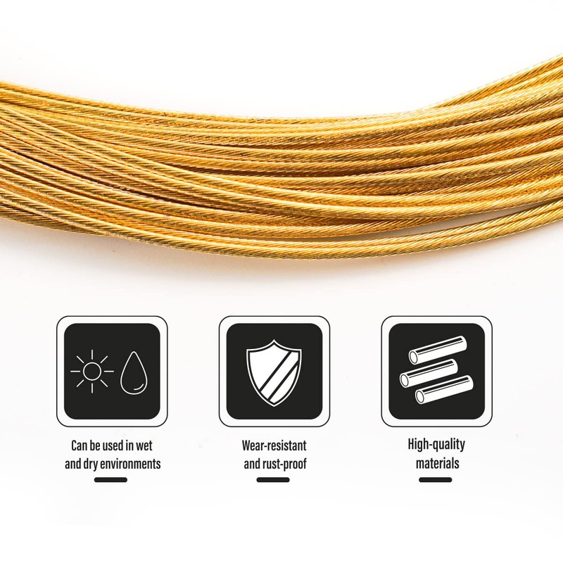 CNCLOL Pro Bicycle Shift Cable, Universal Bicycle Shift Cable, Suitable