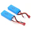 7.4V 1500mAh Lithium Batteries 15C T Plug Model Battery for