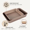HAPPIELS 9-inch Square Pan | 9x9 Baking Pan | Brownie
